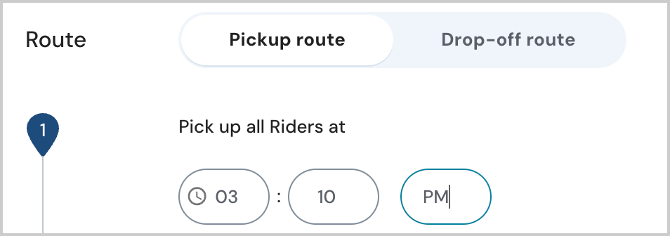 select pickup time for pickup route.png