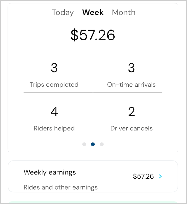 caredriver home screen earnings summary.png