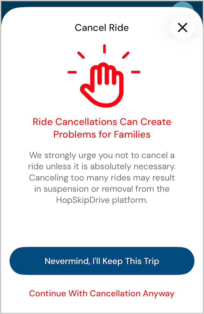 cancellation modal continue anyway.png