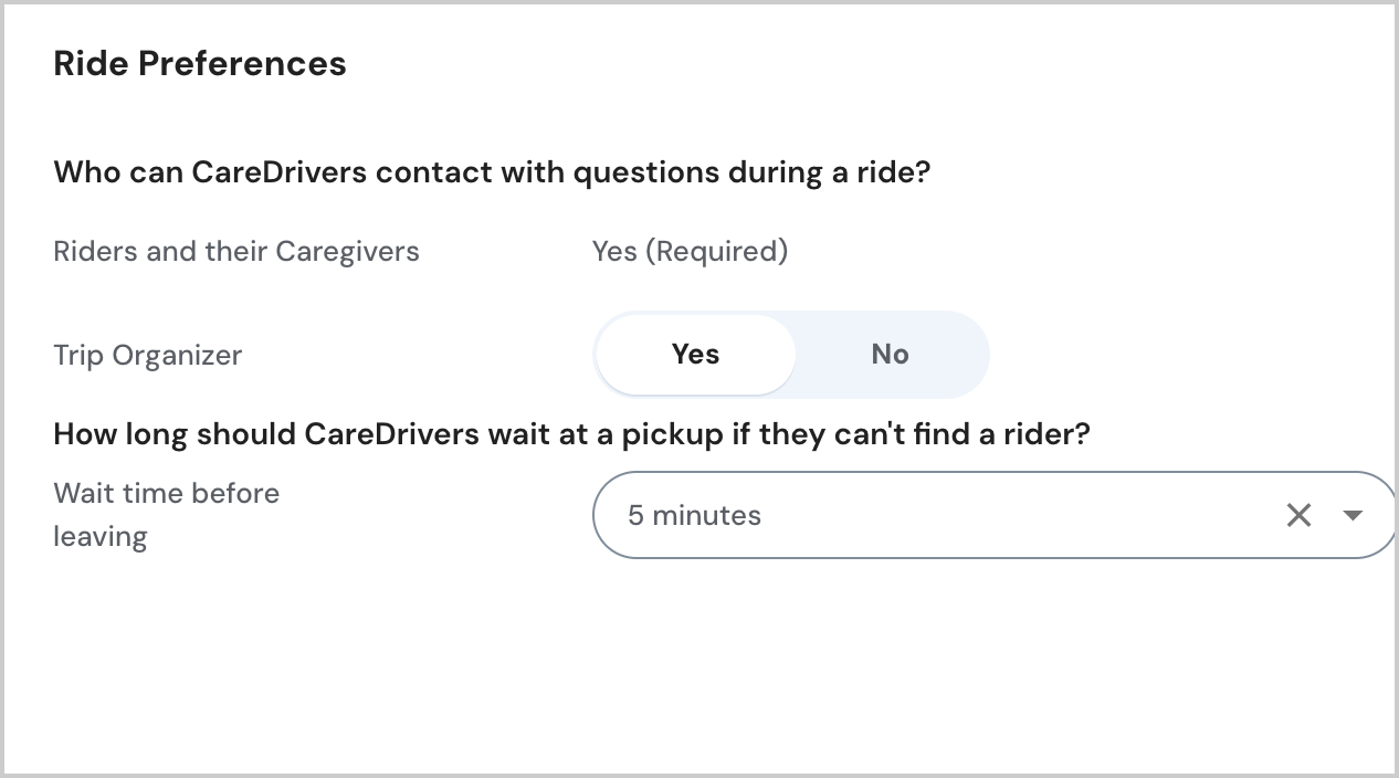 ride preferences account settings rideiq.png